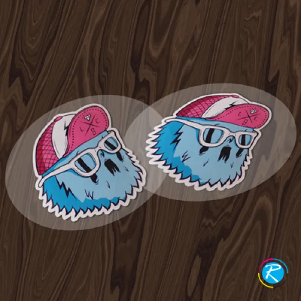 Clear vinyl stickers