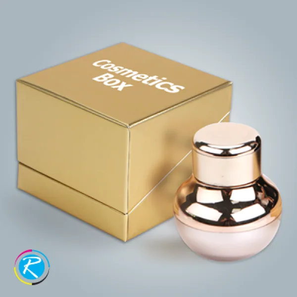 Rigid cosmetic packaging boxes